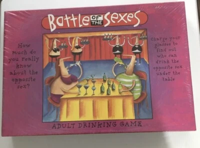 BATTLE OF THE SEXES Board Game Fun Dinner Party Adult Drinking Game - NEW SEALED - Image 1 of 4
