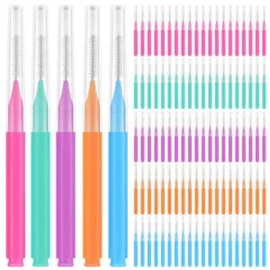 100PCS Cleaner Interdental Brush Stainless Steel 304 Braces Flossers Wax Picks - Picture 1 of 11
