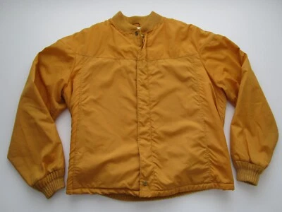 Chaqueta anticongelante de nailon McGregor 42 para hombre amarilla vintage Foto 1 de 4