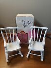 Schmid Doll House White Rocking Chairs, Rockers, 582-015, 1985