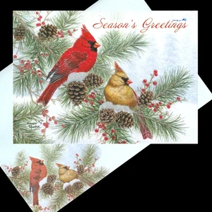 Hope Greeting Collection Weihnachtskarte mit Glitzerakzenten Saisongrüße - Bild 1 von 4