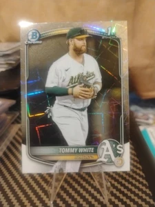 Bowman Chrome Tommy White 2025 #BCP-251 1st Prospect refractor láser atletismo - Imagen 1 de 2