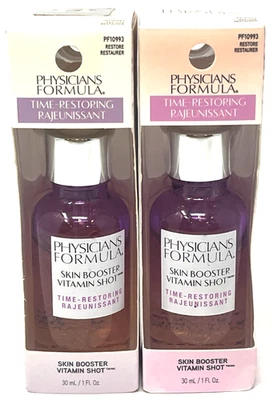 (2) Physicians Formula Skin Booster Vitamin Shot New In Packaging Time-Restoring - Image 1 of 3