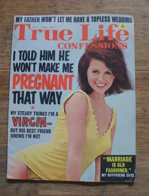 Vintage Sleaze - TRUE LIFE CONFESSIONS MAGAZINE - August 1967 - Pulp Erotica - Image 1 of 4
