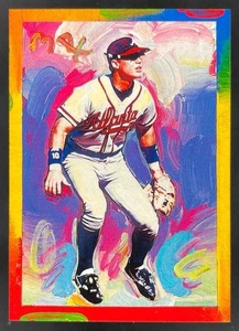 1997 Topps Baseball Gallery Chipper Jones Peter Max #PM4 Atlanta Braves - Picture 1 of 2