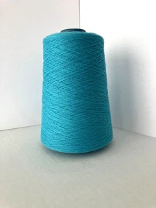 100% Kaschmir von Loro Piana 2/27 NM Kegel 150g Col. Puffo " Schlumpf" blau Italy - Bild 1 von 6