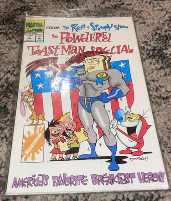 The Ren & Stimpy Show The Powdered Toast Man Special #1 Marvel Comics VF-NM - Image 1 of 4