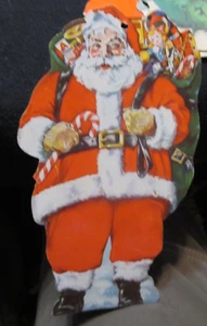 Vintage Santa Claus Advertising Christmas UNION STATE BANK Lancaster Wisconsin6" - Picture 1 of 2