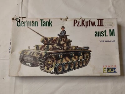 Modellino KIT 1:72 Carro German Tank PZ.Kpfw. III ausf. M No Istruzioni ESCI - Immagine 1 di 4