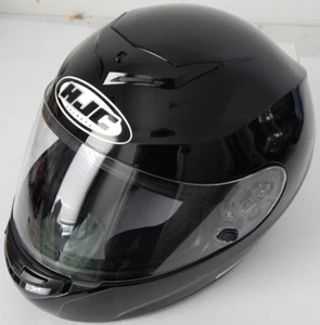 Motorcycle Helmet HJC CS-R2 Black Full Face Medium New - Picture 1 of 4