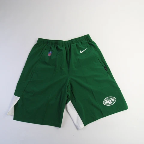 New York Jets Nike Dri-Fit Athletic Shorts Men's Green/White New Cover