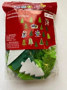 120 Christmas evergreen trees foam shapes teacher supply kids crafts animals - Picture 1 of 1