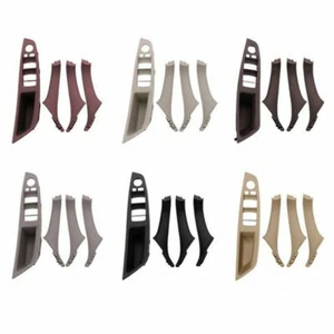 4X For BMW 5 Series F10 F11 F18 520 523 Car interior Door Handle ABS Part Trim - Foto 1 di 18