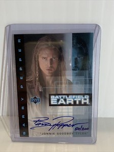 Battlefield Earth Upper Deck Barry Pepper Autograph Numbered 50/200
