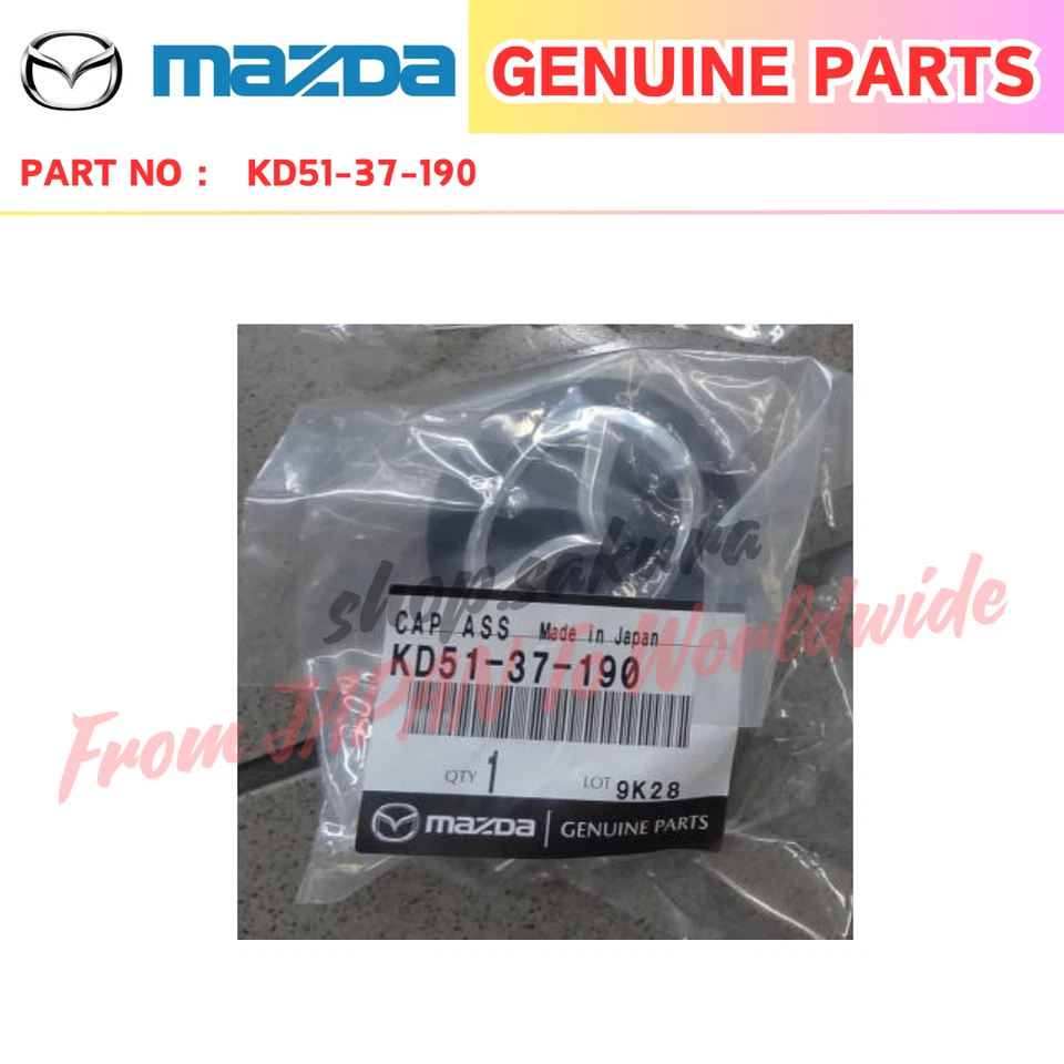 GENUINE Mazda 3 5 6 CX-5 CX-9 MX-5 Miata Alloy Wheel Center Logo Cap KD51-37-190 Foto 1 de 1
