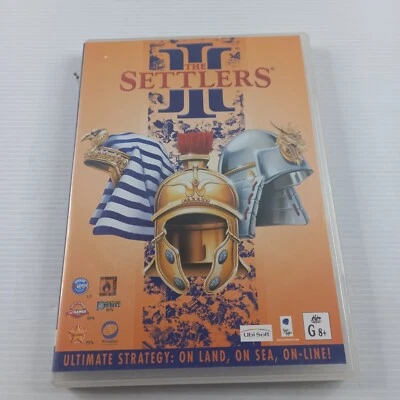 The Settlers III 3 RARE PC Case 2 Disc DVD Rom Game 1998 : - Image 1 of 4