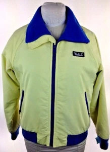 VINTAGE WOOLRICH POLAR PLUS FULL ZIP JACKET WOMENS MEDIUM NYLON SHELL USA MADE - Picture 1 of 8