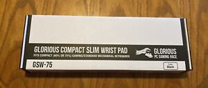 glorious compact slim wrist pad gsw-75, black 