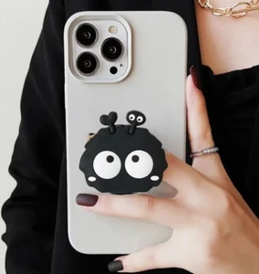 Monster Phone Grip Finger Holder Ring Stand Ring Bracket Black 3M Adhesive New - Zdjęcie 1 z 11