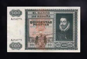F.C. 500 PESETAS ENERO 1940 , EBC- . - Picture 1 of 2