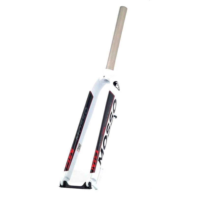 Horquilla rígida bicicleta MTB 26 27.5 29er bicicleta de montaña 700C horquilla de descenso freno de disco Foto 1 de 4