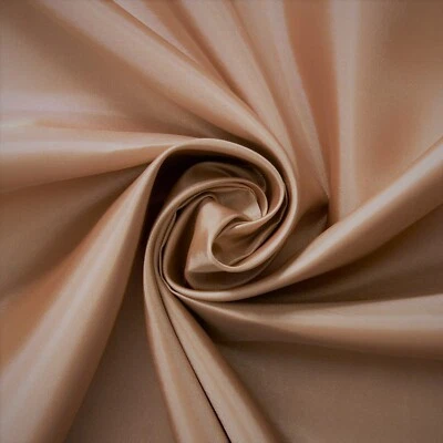 Flesh Tone Polyester China Silk Sewing Fabric 1 yd 60" lightweight smooth shiny - Image 1 of 2