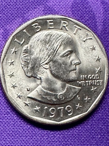 1979 Susan B Anthony Liberty [Rare FG - Frank Gasparro] ONE DOLLAR U.S. D mint Cover
