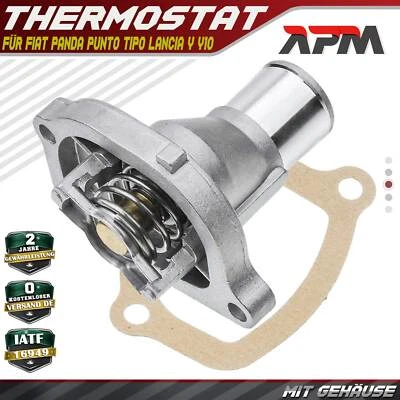 Thermostat Kühlmittel für Fiat Panda Punto Doblo Palio Lancia Y Y10 0.8L-1.2L - Bild 1 von 4