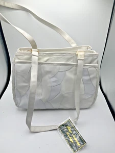 Vintage FOUR SEASONS Colorful Patchwork 80s Shoulder Handbag Purse - with tags - Picture 1 of 7