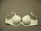 34DD AUDEN Womens Ivory Lace Lined Underwire Back Closure Adjustable Demi Bra 8B