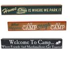 Fun Camping Wooden Signs Decorative Home Cabin Lodge Decor Gift