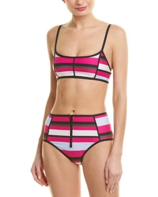 Proenza Schouler Women's 187624 Pink Sporty Bikini Set Swimwear Size S - Image 1 of 2