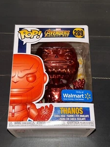 Funko POP! Avengers Infinity War: Thanos Rojo Cromado - Walmart Excl 289 Marvel - Imagen 1 de 5