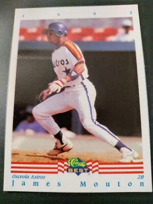 1992 Classic Best Baseball Base Set #207 James Mouton Osceola Astros - Image 1 of 2