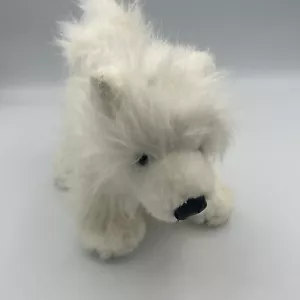 Webkinz Samoyed Dog White Fluffy Stuffed Animal Plush Toy Ganz HM176 No Code - Picture 1 of 11