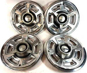 Pontiac GTO Tempest 1965 Full Set of 4 OEM Original Metal 15" Wheel Hubcaps - Picture 1 of 19