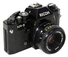 RICOH KR-5 mit RICONAR 55mm 1:2,2 Made in Japan GEBRAUCHT SAUBER FUNKTIONIERT !