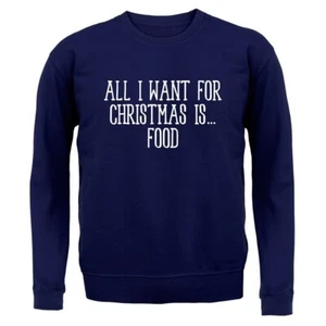 Alle I Want For Christmas Is Essen - Erwachsenen Hoodie / Pullover - Türkei Xmas - Bild 1 von 23