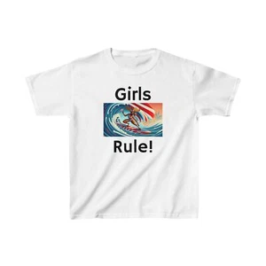 Girls Rule! 2 Kids Heavy Cotton™ Tee - Picture 1 of 16