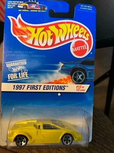 Hot Wheels 1997 First Edition #12 25th Anniversary Lamborghini Countach NEU - Bild 1 von 1