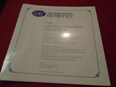 Creative Memories 12X12 Wedding Border Blank Scrapbook Pages For RCM-12WB NEW - Image 1 of 4