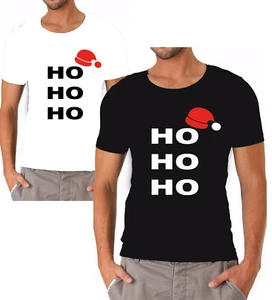 CAMISETA NIKOLAUS PAPÁ NAVIDAD CAMISETA DIVERTIDA HO HO HO HO HO HO HO HO HO HO NUEVA - Imagen 1 de 4