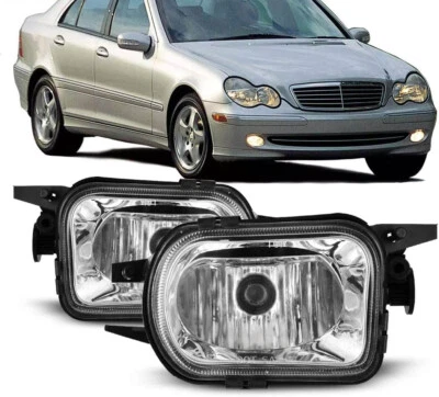 Fog Light For 2001-2007 Mercedes-Benz SLK Bumper Clear Lens Replacement Lamps  - Изображение 1 из 4
