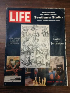 Revista Life 24 de marzo de 1967 Pascua en Jerusalén Furia posterior a las elecciones de la India - Imagen 1 de 7