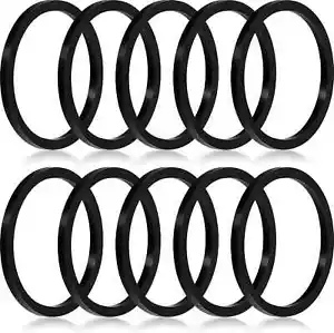 10 Pieces Compatible with Taco 007-007Rp Rubber Flange Gasket Seal, Black - Picture 1 of 3