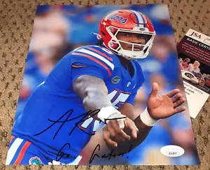 ANTHONY RICHARDSON SIGNED 8X10 PHOTO AUTOGRAPH FLORIDA GATORS FOOTBALL JSA AR 15 - Picture 1 of 1