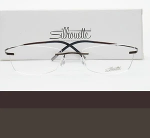 SILHOUETTE Rimless Eyeglasses 52mm 4339 40 6062 52-19-145 Brand New - Picture 1 of 9