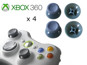 x 4 Xbox 360 Controller Replacement Thumb Sticks Analog Thumbstick - GREY - Picture 1 of 3