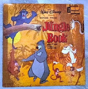 VINTAGE DISNEY LP ALBUM VINYL RECORD THE JUNGLE BOOK & OTHER JUNGLE FAVORITES 67 - Imagen 1 de 2