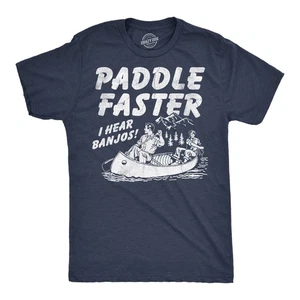 Camiseta Paddle Faster I Hear Banjos Divertida Película Vintage - Imagen 1 de 11